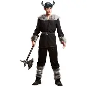 MOM Wild Viking Man Costume Marron XL Enfants