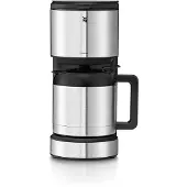 WMF Aroma Thermo Stelio, Autonome, Noir, Acier inoxydable, Gouttes, Café moulu, Café, 1l