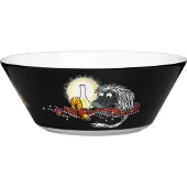 Arabia Moomin dubuo 15 cm Ancestor black, Saladier + bol, Noir