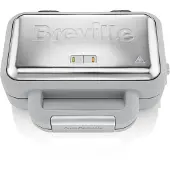 Breville Duraceramic Vst072x Waffle Maker Argenté One Size / EU Plug 220V