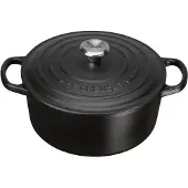 Le Creuset Cocotte Le Creuset Signature Noir Mat 22 cm