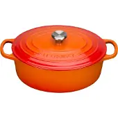 Le Creuset Cocotte Ovale 27 cm Orange-Rouge
