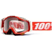 100% Hommes, Lunettes de sport, Goggle Racecraft (Rouge, Rouge), Rouge