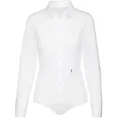 Seidensticker Shirtbody noir / blanc