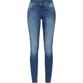 G-Star RAW DENIM LYNN MID SKINNY Jeans Damen, DAMEN JEANS:W24/L30, Farben:Antic Blue 812