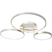QAZQA Plafonnier moderne en acier avec LED et variateur - Rondas