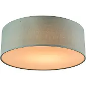 QAZQA Plafonnier vert 30 cm avec LED - Drum LED