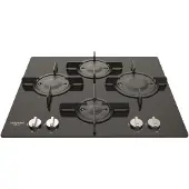 Ariston Plaque de cuisson à gaz Hotpoint FTGHG641D/HA 7800W Noir