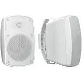 Omnitronic OD-6 set d'enceintes passives 2 voies pour l'extérieur, blanc