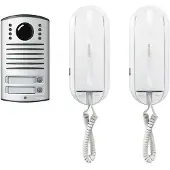 Legrand 366821 - Sonnette intérieur pour 2 appartements + panneau d'entrée LINEA 2000 IP54