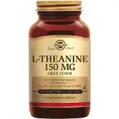 Solgar , L-Théanine, Forme Libre, 150 mg, 60 Gélules Végétales