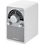 Sangean WR-15 BT, radio en bois, BT, blanc highgloss