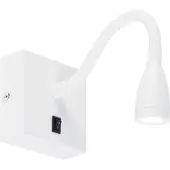 QAZQA Applique murale flexible moderne blanche LED - Flex
