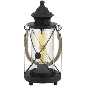 Eglo Lampe de table Bradford noir antique