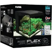 Fluval Meuble pour aquarium Flex 123, avec porte, 83 cm x 42 cm x 74 cm, noir