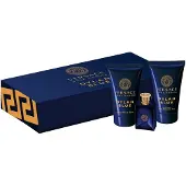 Versace Pour Homme Dylan Blue Eau de Toilette, 5 ml + Baume après-rasage 25 ml + Gel douche, 25 ml