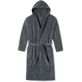 Schiesser Peignoir long gris foncé