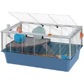 Ferplast Cage pour hamster CRICETI 15, en métal, avec accessoires : alimentation