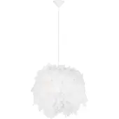 QAZQA Suspension rustique blanche - Feather