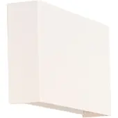 QAZQA Applique murale rectangulaire blanche moderne à 2 lumières - Otan