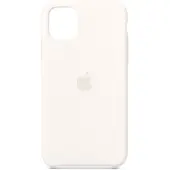 Apple iPhone 11 Back Cover Silicone Blanc