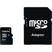Philips Carte mémoire microSDHC Class 10 8 GB