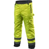 GRUPA TOPEX Pantalon de travail isolé haute visibilité, jaune, taille XL