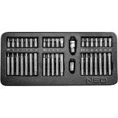 Neo Tools Embouts de tournevis 30-75 mm, set de 40 pièces, insert