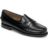 Sebago pour femme. 7001530 Mocassins classiques en cuir Dan noir (36), Plat, 1 à 3 cm, Aucun, Casuel, Fête
