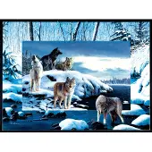 Sunsout Puzzle Kevin Daniel - Ice Wolves - 1000 pièces