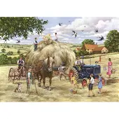 The House of Puzzles Maison des puzzles Foin de fabrication de puzzles - große 500 Teile Puzzle