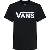 Vans T-shirt 'FLYING V' noir / blanc
