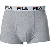 FILA Boxers gris chiné / rouge / noir / blanc