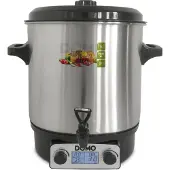 Domo Zavaovací hrnec nerezový s LCD - DO42325PC, plnoautomat, 27 l, 2000 W