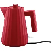 Alessi Bouilloire électrique MDL06/1 R Plissè, 1 l, rouge