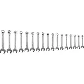 Neo Tools Clés plates 8-32 mm, set de 17 pcs.