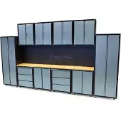 HBM Système d'atelier premium , 16 pièces, gris
