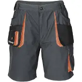 Terrax Short homme taille 48 gris foncé/noir/orange (48)