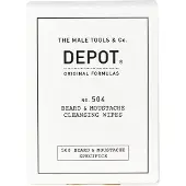 Depot No. 504 Beard & Moustache Cleansing Wipes 12 stk.