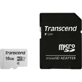 Transcend microSDHC 300S-A 16GB Class 10 UHS-I U1