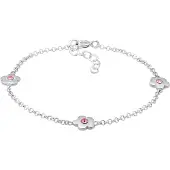 Elli Bijou 'Blume' rose / argent