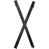 Zado - Croisillon de bondage mural - kit de fixation - noir