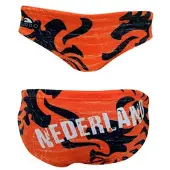 Turbo Nederland Italy 2014 Swimming Brief Orange,Noir M Homme