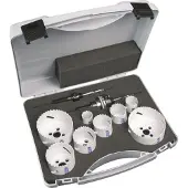 Rotec Gatzagenset '527 - Elektricien 10-Dlg (22 mm, 27 mm, 35 mm, 38 mm, 44 mm, 51 mm, 68 mm, 76 mm)