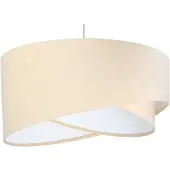 Luna Euluna Suspension Vivien Bicolore Beige/Blanc Suspension Plafonnier L350