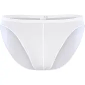Hom Slip 'Plumes' blanc