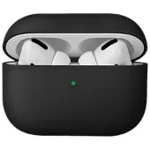 Uniq Etui Lino Airpods Prosilicone Czarny/Ink Black