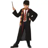 Rubies Déguisement Harry Potter - Robe Gryffondor, écharpe, cravate et baguette magique - Enfant -