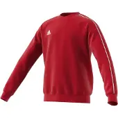 Adidas Core 18 Sweatshirt Rouge 15-16 Years Garçon