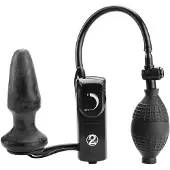 You2Toys Fanny Hill's - plug anal gonflable vibrant (noir)